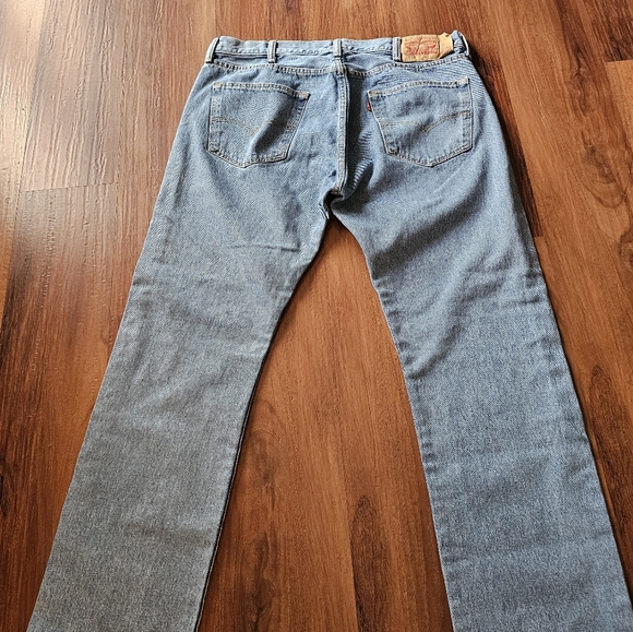 Mens levis 501 button fly jeans - Picture 10 of 10